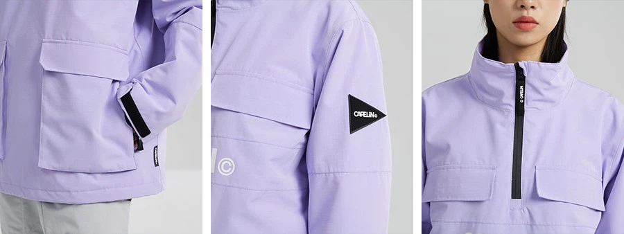 ladies ski wear detail