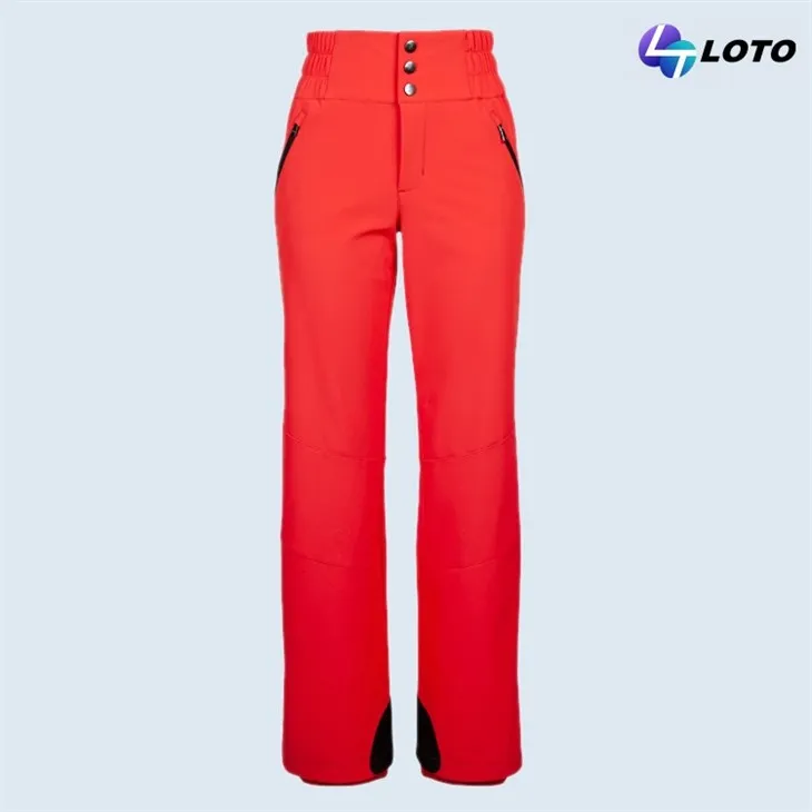 high waisted lady ski softshell pant (1)